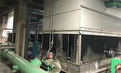 picture of the Los Angeles City Hall Cooling Tower