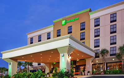 Exterior shot of a Holiday Inn